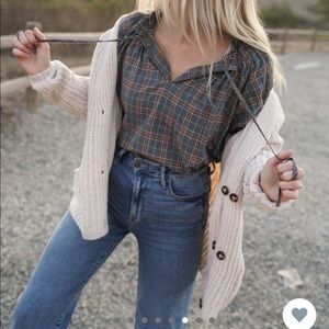 Carly Jean Los Angeles Big Sky Blouse